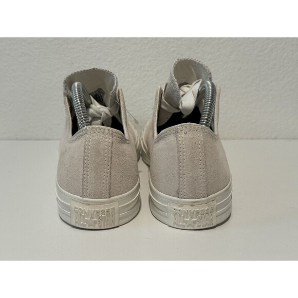 Converse Chuck Taylor All-Star Low Top Beige Suede Mens Sz 8 Womens 10 NEW - Picture 9 of 13